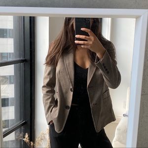 Sandro houndstooth blazer 🤎